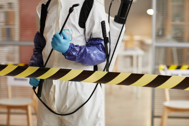 Professional Blood Cleanup technician working in Middleboro, MA